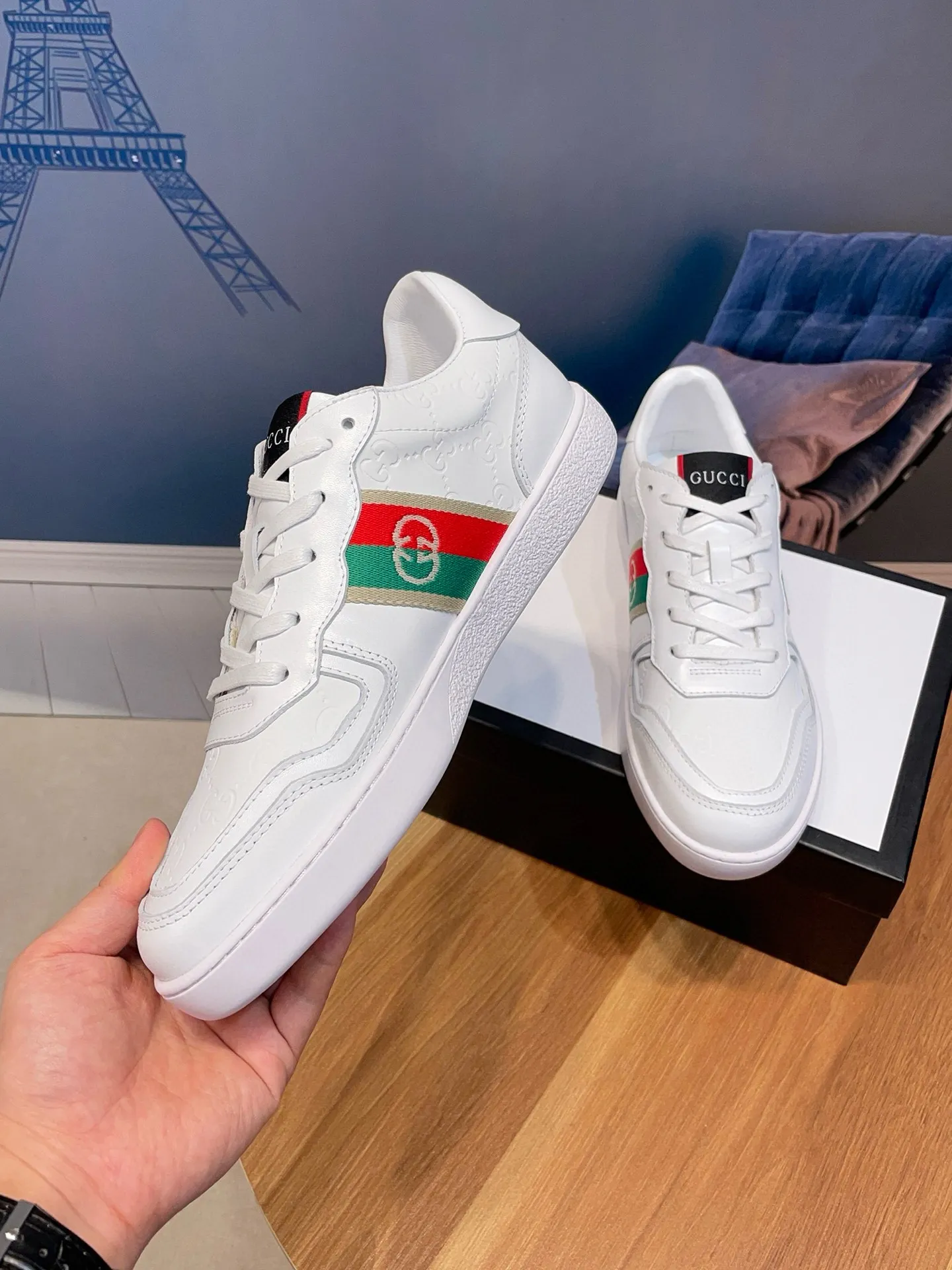 Men's clothing and shoes: 380💰New styles are here again! [Gucci Sports Men's Shoes] Gucci fashionable casual men's shoes🇨🇳Original 1:1 mold, new model debuts first💯Not high-profile but avant-garde, simple, low-key and fashionable, super versatile style🌿Made of original cowhide➕Sheepskin lining🎋The version is comfortable on the feet, first-class workmanship🍍Number: 38-44, customized 45